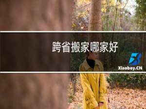 跨省搬家哪家好