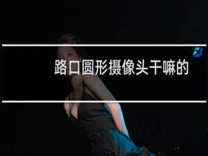 路口圆形摄像头干嘛的