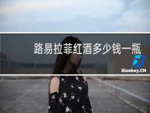 路易拉菲红酒多少钱一瓶