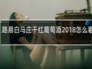 路易白马庄干红葡萄酒2018怎么看真品