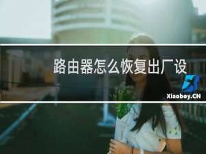 路由器怎么恢复出厂设置视频（路由器怎么恢复出厂设置）