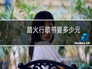 踏火行歌书要多少元