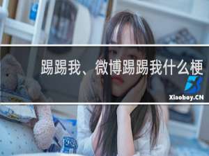 踢踢我、微博踢踢我什么梗
