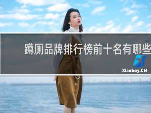 蹲厕品牌排行榜前十名有哪些