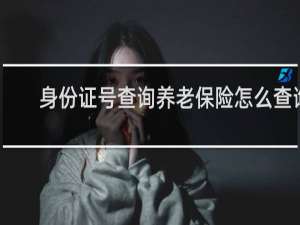 身份证号查询养老保险怎么查询