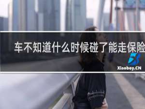 车不知道什么时候碰了能走保险吗