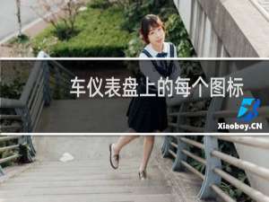 车仪表盘上的每个图标什么意思（车上仪表盘标志大全）