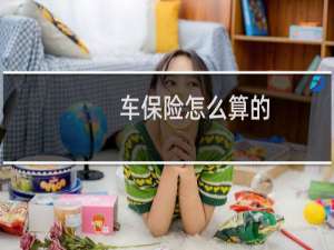 车保险怎么算的