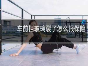 车前挡玻璃裂了怎么报保险