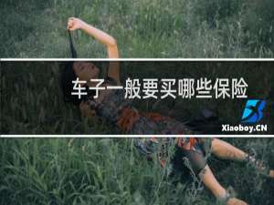车子一般要买哪些保险