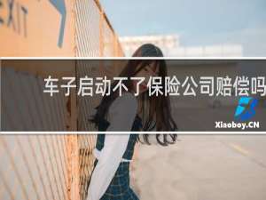 车子启动不了保险公司赔偿吗