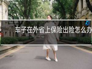 车子在外省上保险出险怎么办