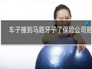 车子撞到马路牙子了保险公司赔么