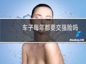 车子每年都要交强险吗