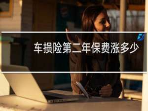 车损险第二年保费涨多少