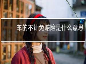 车的不计免赔险是什么意思
