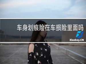 车身划痕险在车损险里面吗