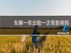 车辆一年出险一次有影响吗