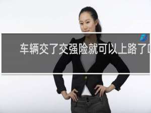 车辆交了交强险就可以上路了吗