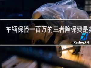 车辆保险一百万的三者险保费是多少