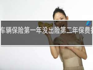 车辆保险第一年没出险第二年保费打几折