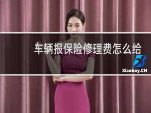 车辆报保险修理费怎么给