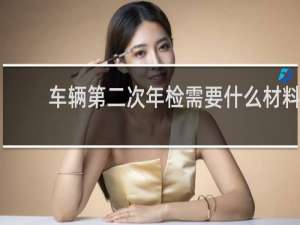 车辆第二次年检需要什么材料