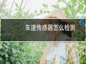 车速传感器怎么检测