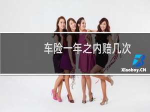 车险一年之内赔几次