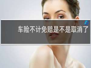 车险不计免赔是不是取消了