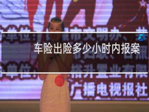 车险出险多少小时内报案