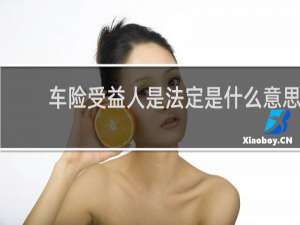 车险受益人是法定是什么意思