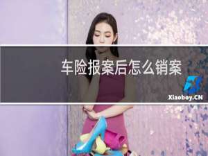 车险报案后怎么销案