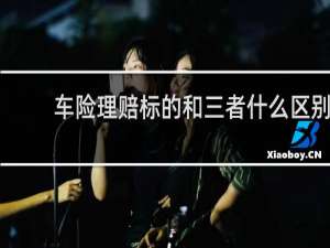 车险理赔标的和三者什么区别