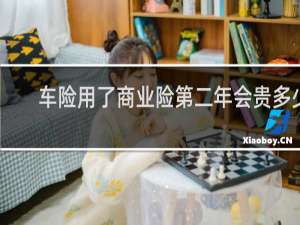 车险用了商业险第二年会贵多少