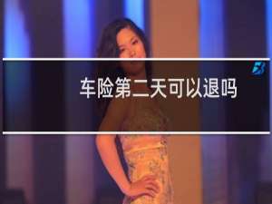 车险第二天可以退吗