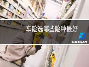 车险选哪些险种最好