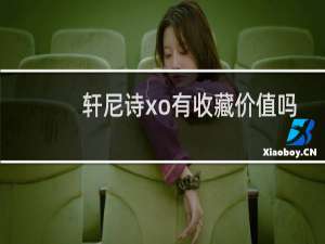 轩尼诗xo有收藏价值吗