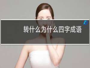 转什么为什么四字成语
