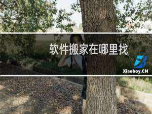软件搬家在哪里找