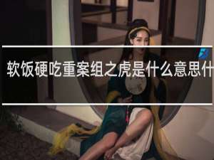 软饭硬吃重案组之虎是什么意思什么梗