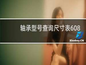轴承型号查询尺寸表608