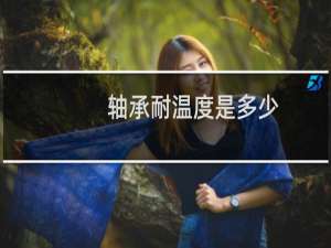 轴承耐温度是多少