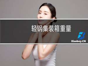 轻钢集装箱重量