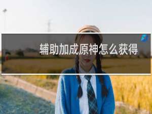辅助加成原神怎么获得