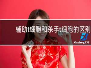 辅助t细胞和杀手t细胞的区别