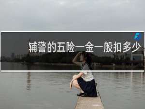 辅警的五险一金一般扣多少
