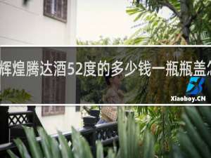 辉煌腾达酒52度的多少钱一瓶瓶盖怎样开