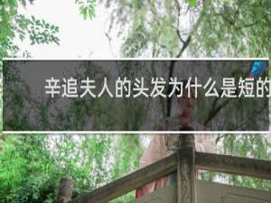 辛追夫人的头发为什么是短的