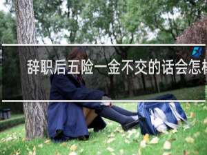 辞职后五险一金不交的话会怎样